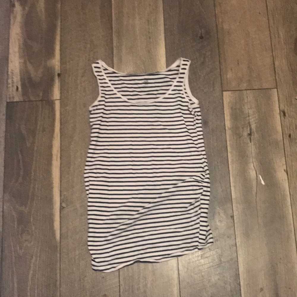 black and white tank